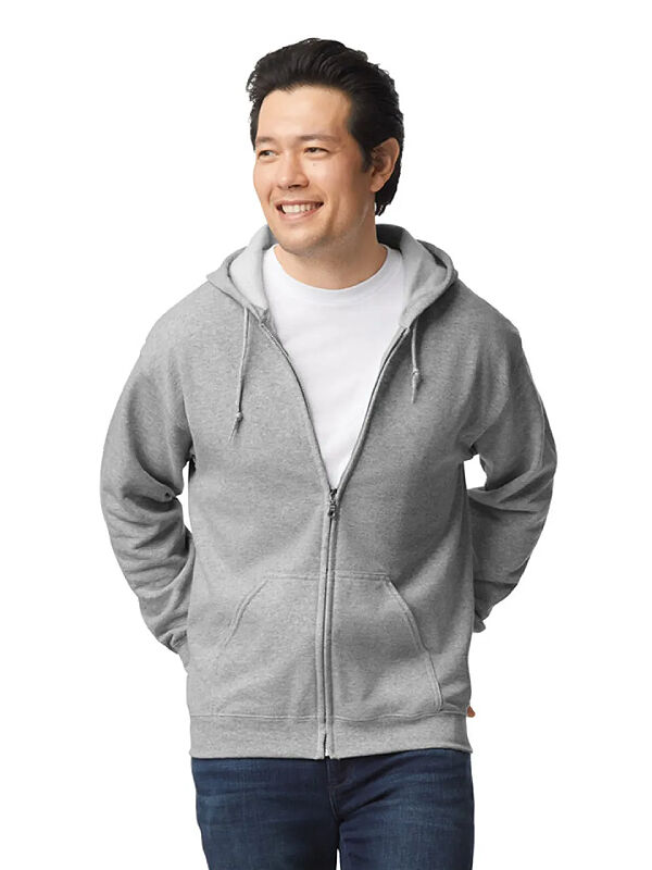 Gildan Adult Full Zip Hooded Sweat Miniaturka